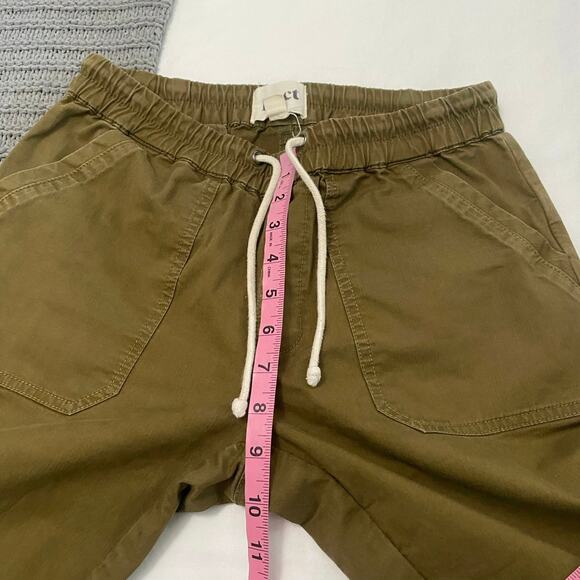 Pact Organic Cotton Daily Twill Drawstring Pants Women’s Size Small green - Picture 7 of 9